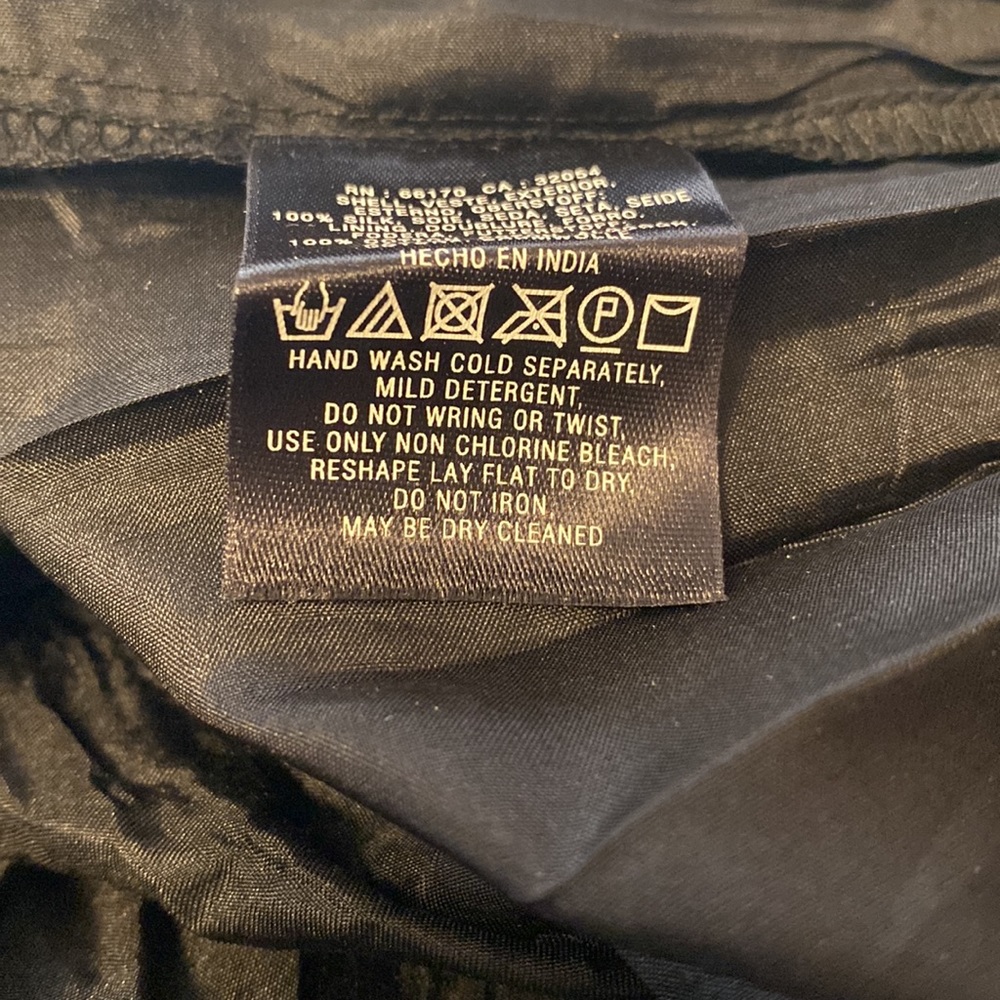 ANTHROPOLOGIE Maeve silk smocked maxi dress, in black, XS - Picture 8 of 9